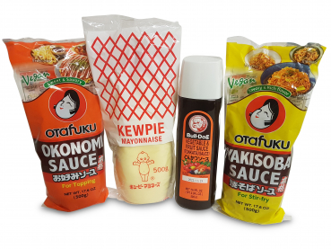 Okonomi, Kewpie Mayo, Yakisoba, Tonkatsu Sauce